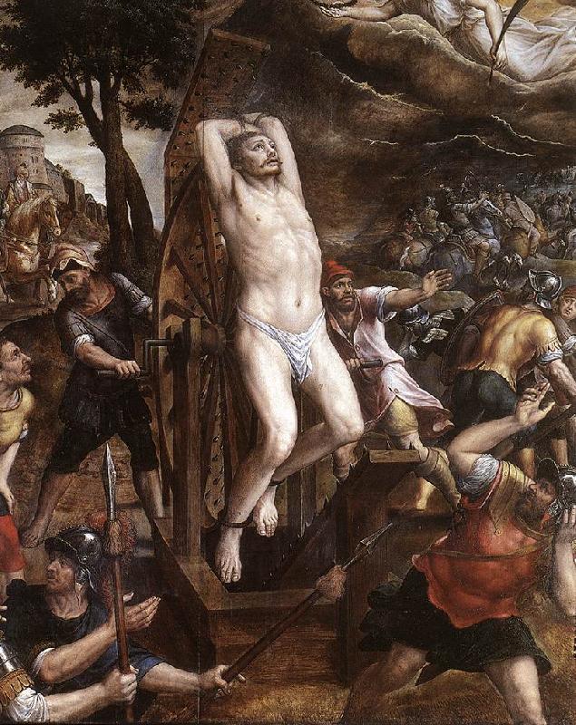 COXCIE, Michiel van The Torture of St George dfg oil painting picture